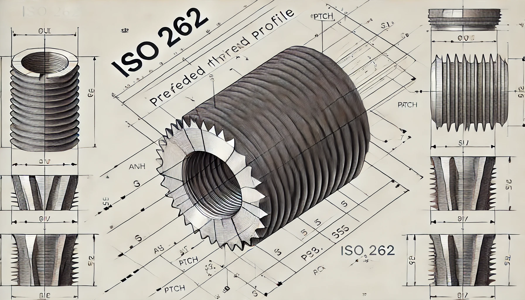ISO 262 – Preferred Metric Thread Sizes