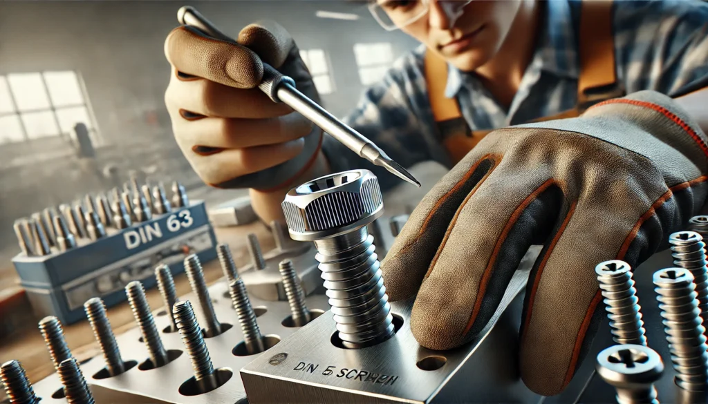 DIN 63: Slotted Countersunk Head Screws