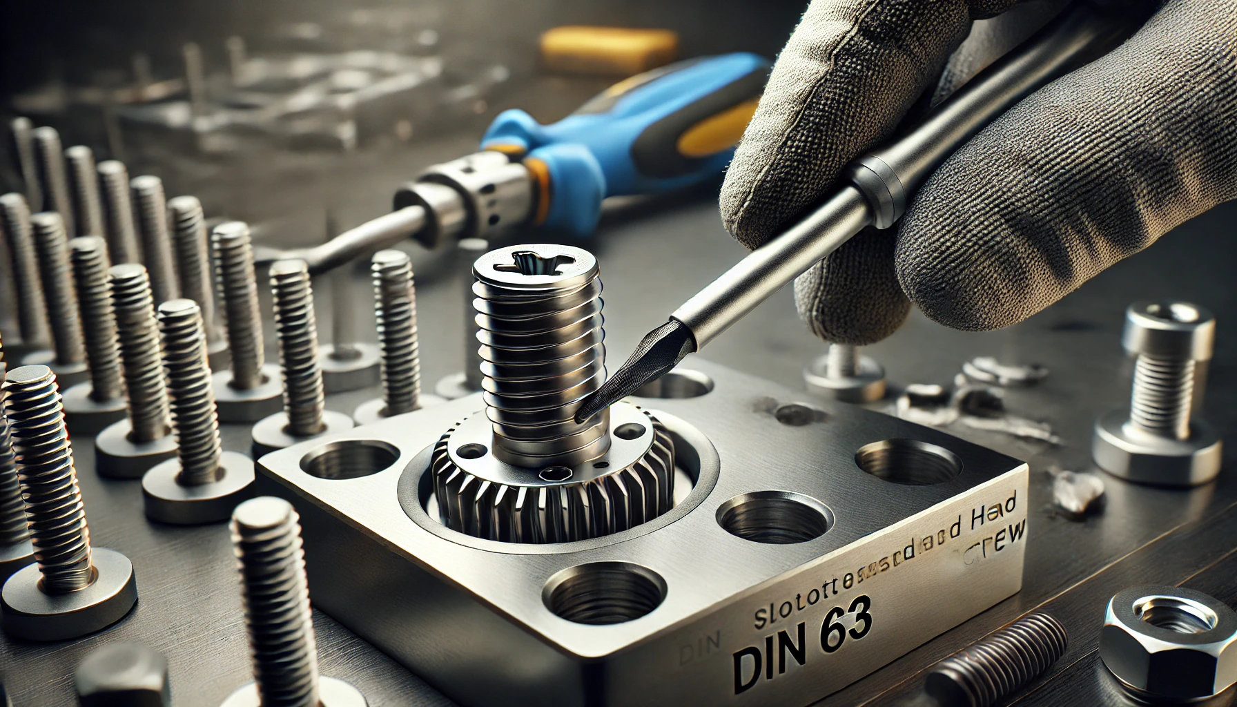 DIN 63: Slotted Countersunk Head Screws